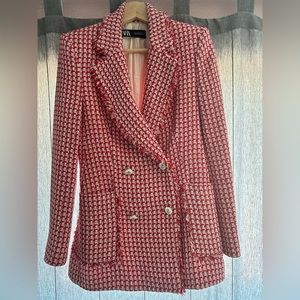 Zara tweed blazer